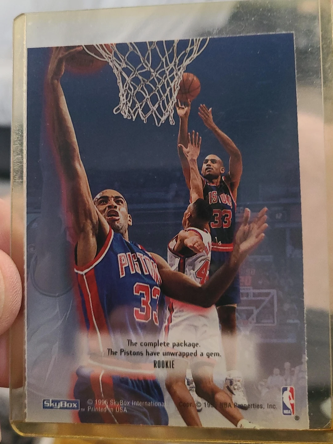 1996 SkyBox Rookie Basketball Card