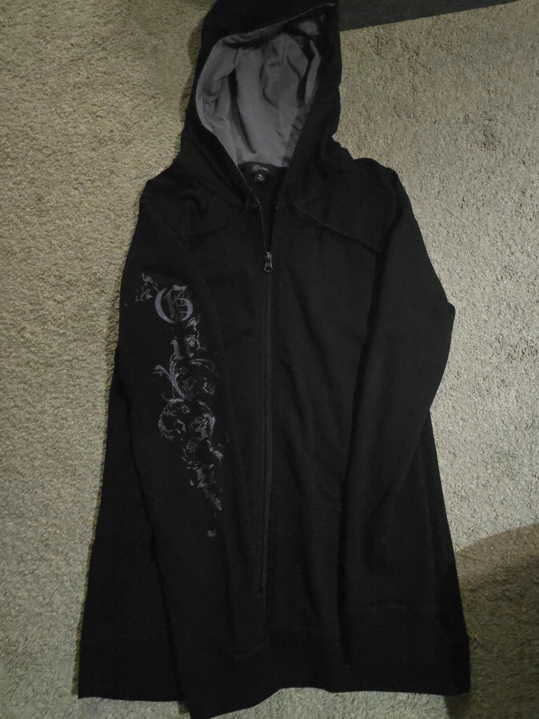 Guess Black Graphic Hoodie