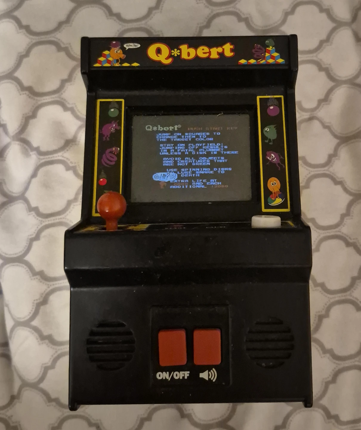 Q*bert Handheld Electronic Game