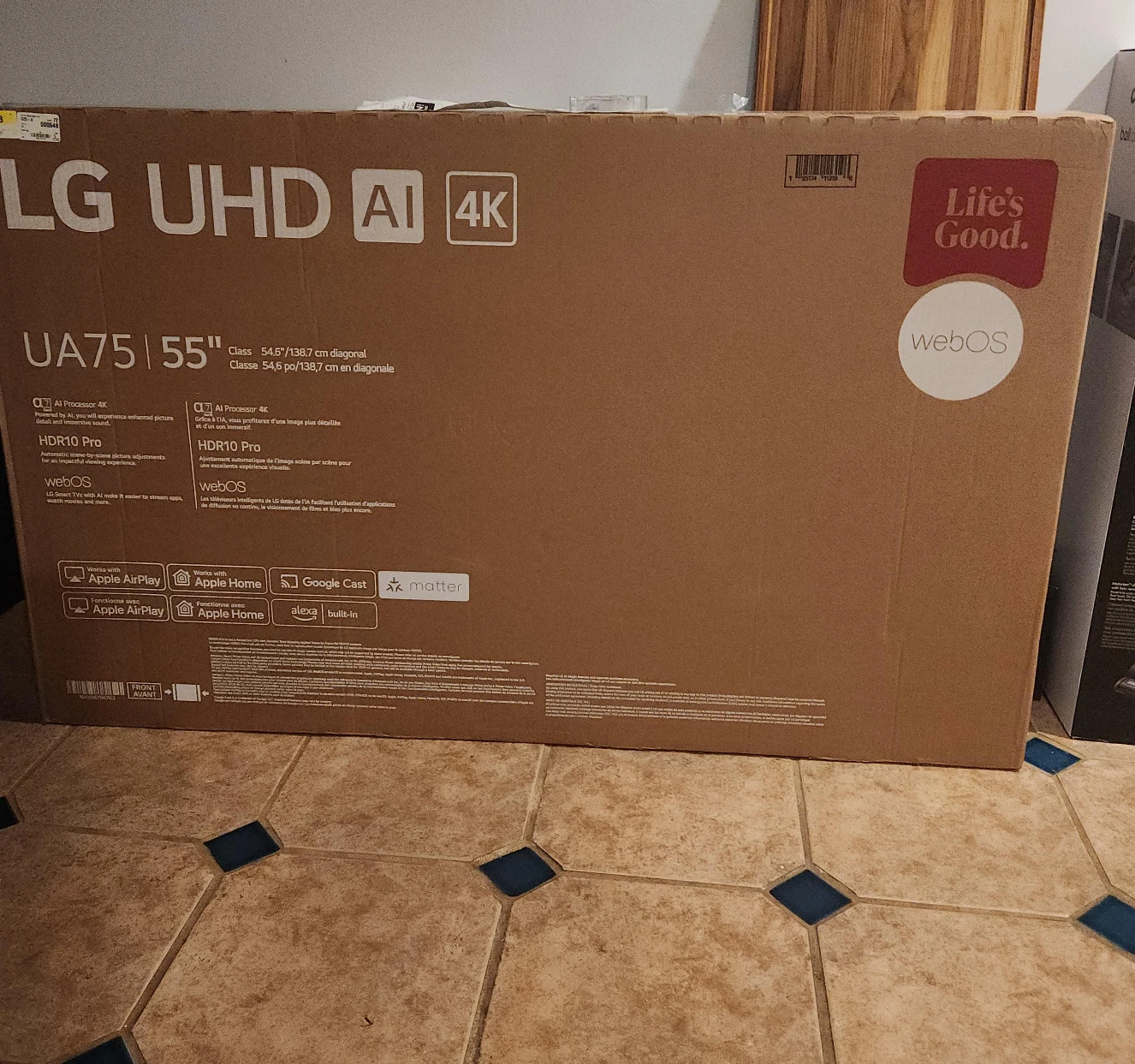 LG 55" UHD AI 4K Smart TV