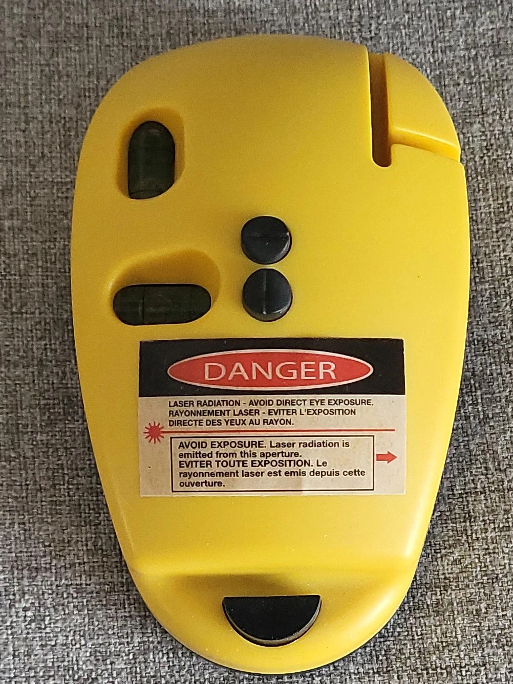 Yellow Laser Level Tool