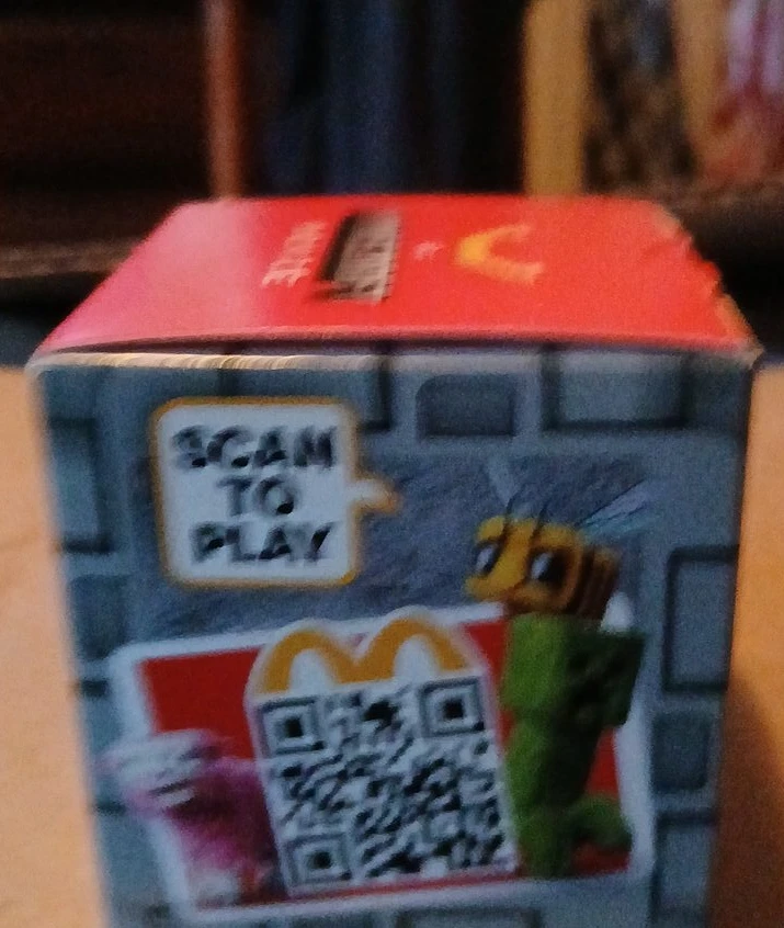 McDonald's Minecraft Movie Happy Meal Box