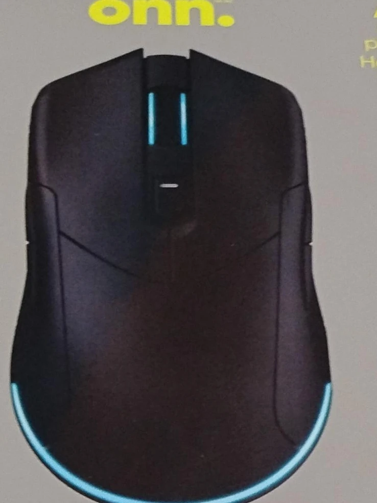 Onn. Wireless Gaming Mouse with LED Lights