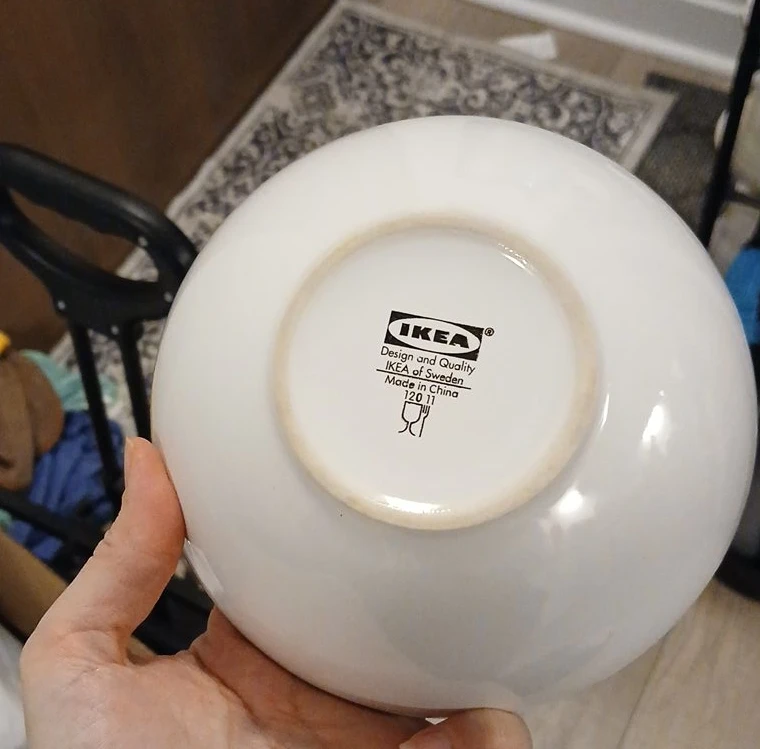 IKEA White Bowl