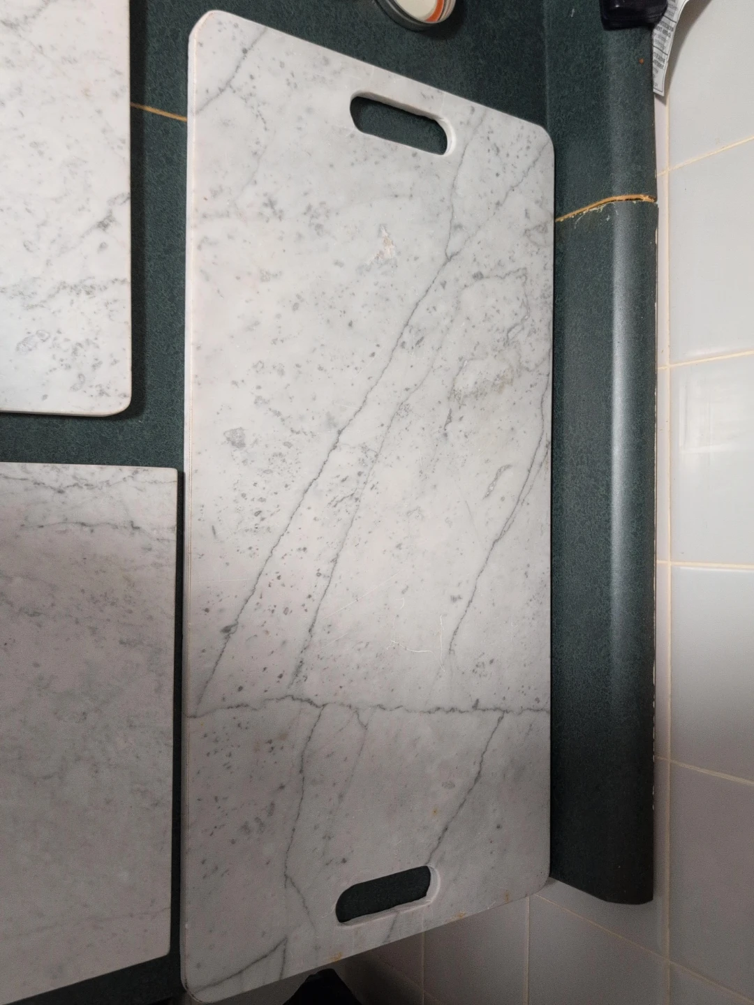 Marble Cutting Board with Handles