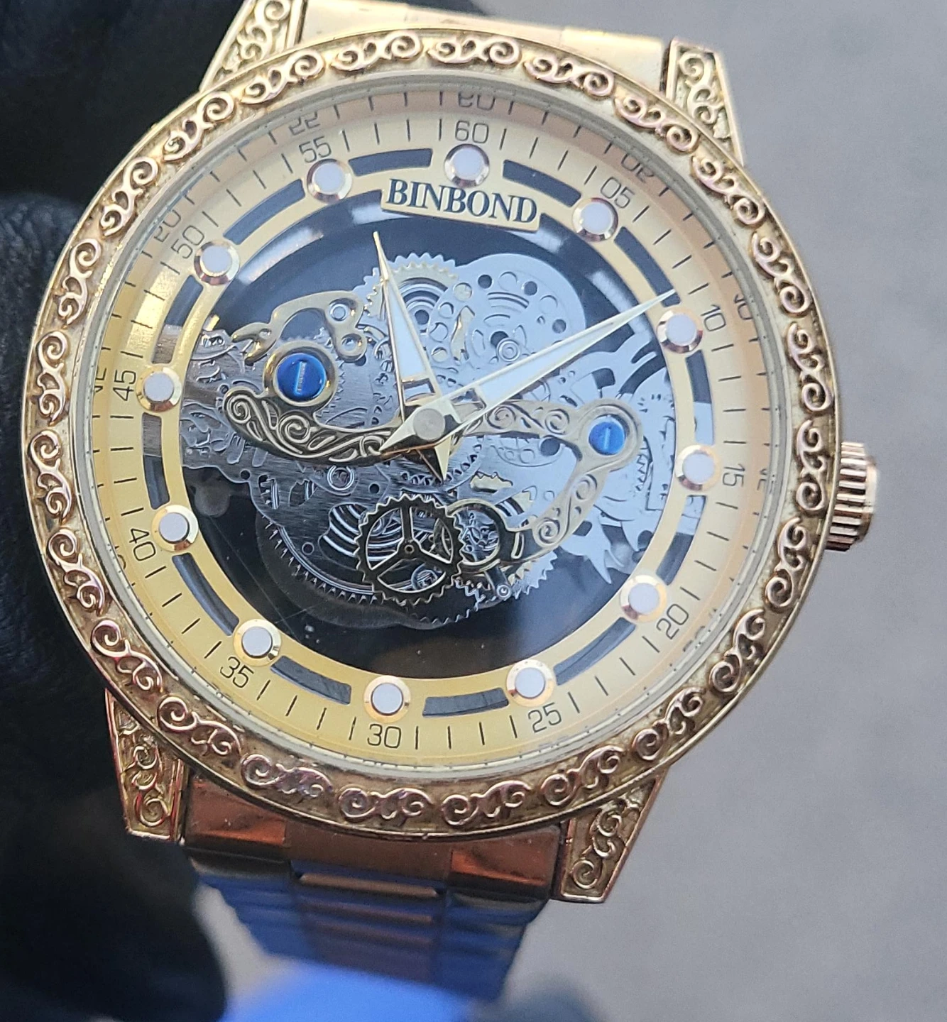 BINBOND Automatic Skeleton Watch