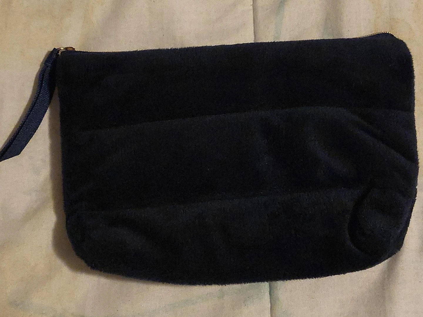 Dark Blue Cosmetic Bag