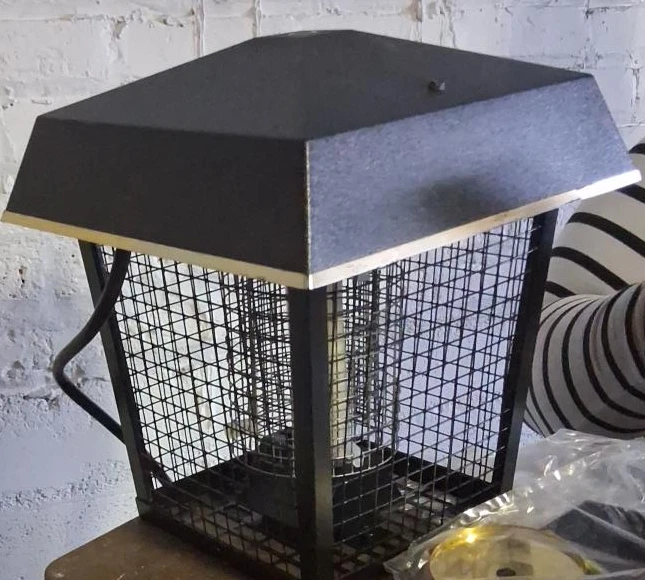 Brand New Black Metal Outdoor Bug Zapper Lantern