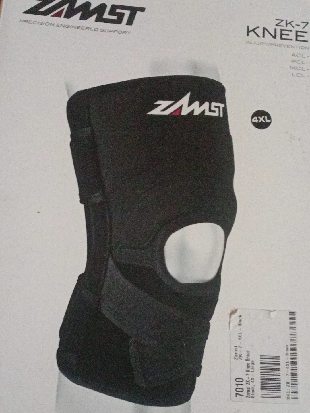 Zamst ZK-7 Knee Brace 4XL Black