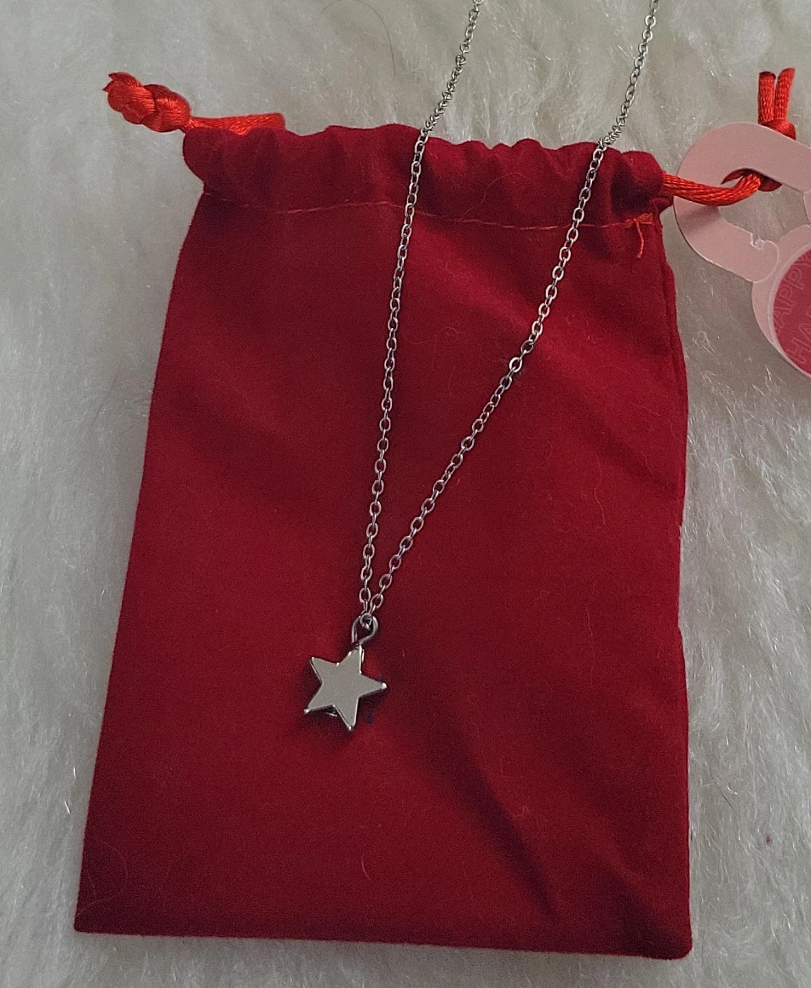 Silver Star Pendant Necklace