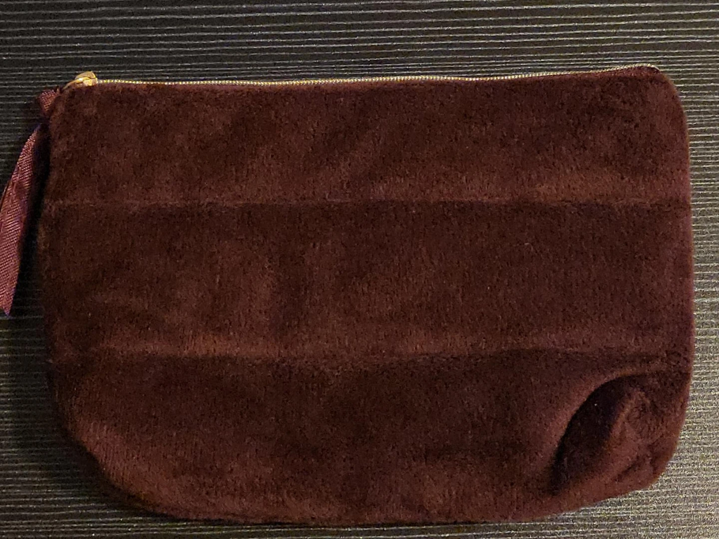 Burgundy Cosmetic Bag