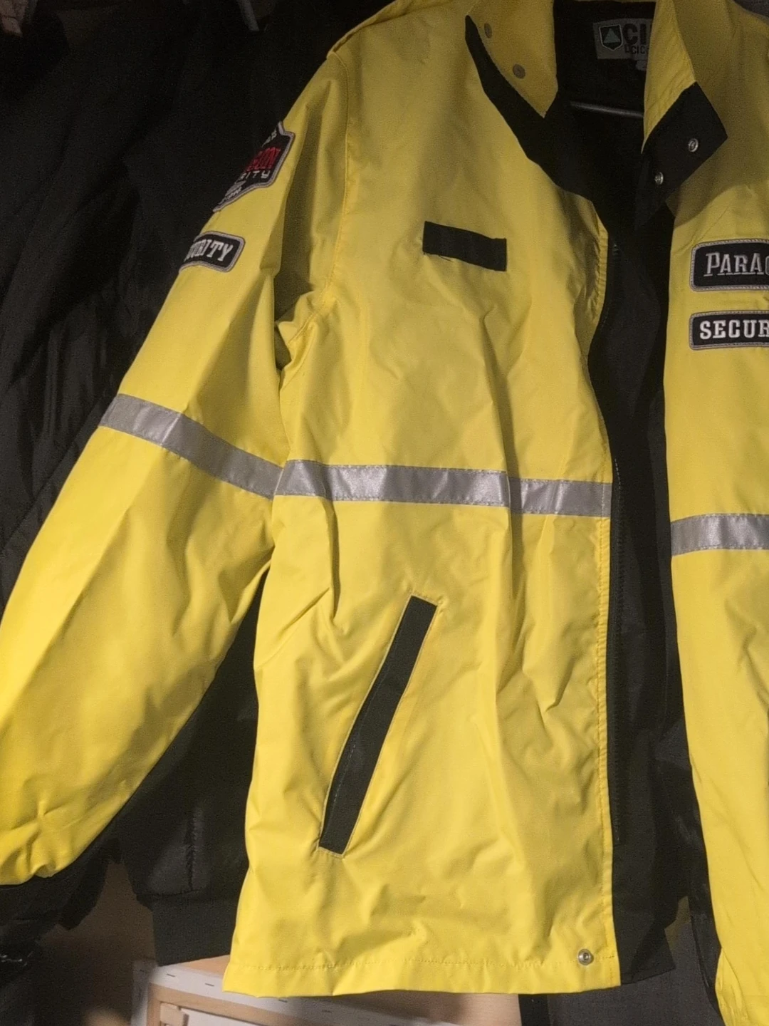 Yellow Security Jacket