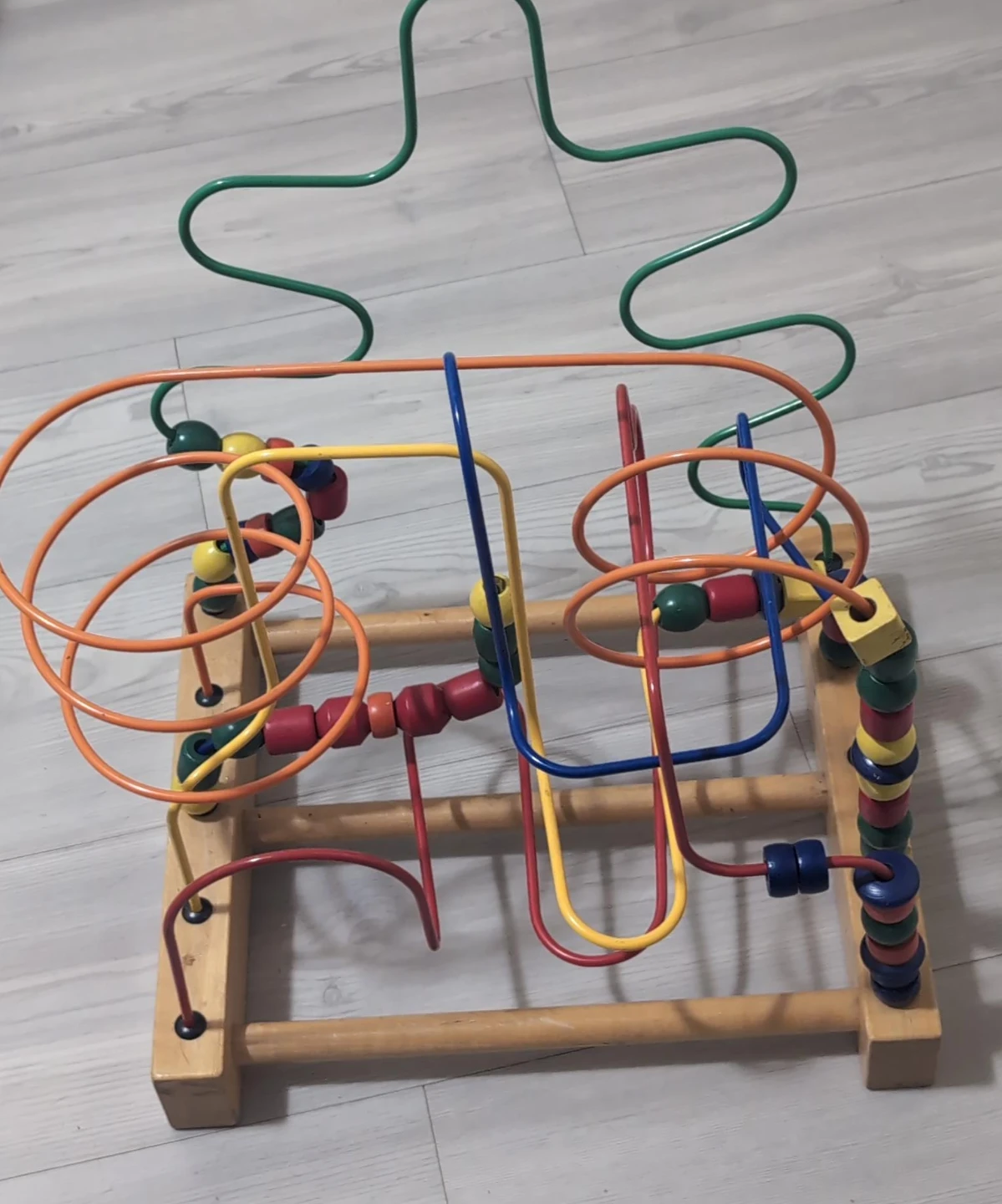Wooden Bead Maze Activity Toy