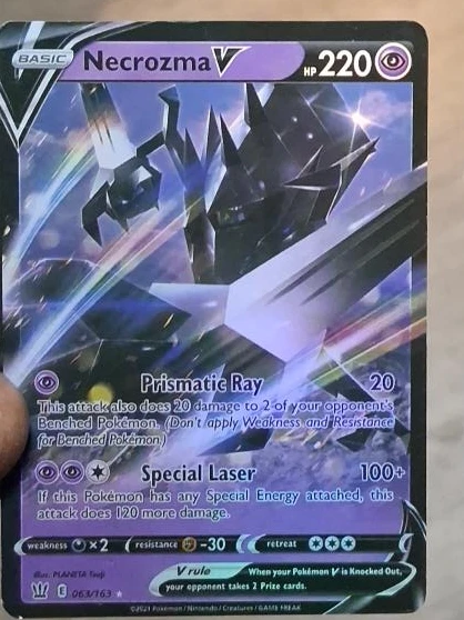 Pokemon Necrozma V 063/163 Card