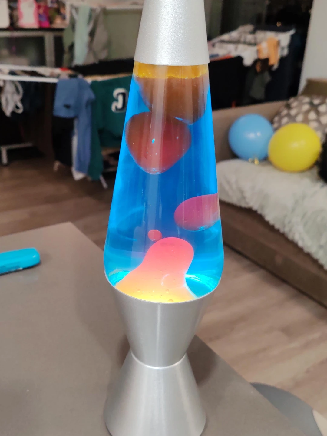 Lava Lamp - Blue & Orange