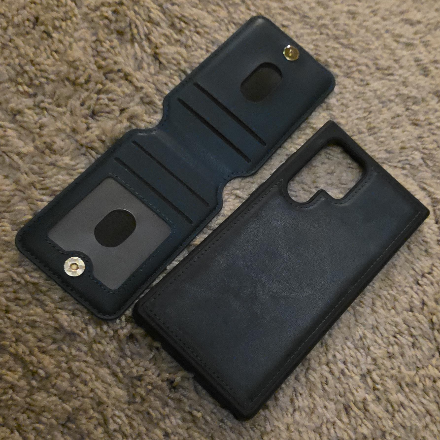 Galaxy S22 Ultra Phone Case with magnetic Card Holder - photo 2