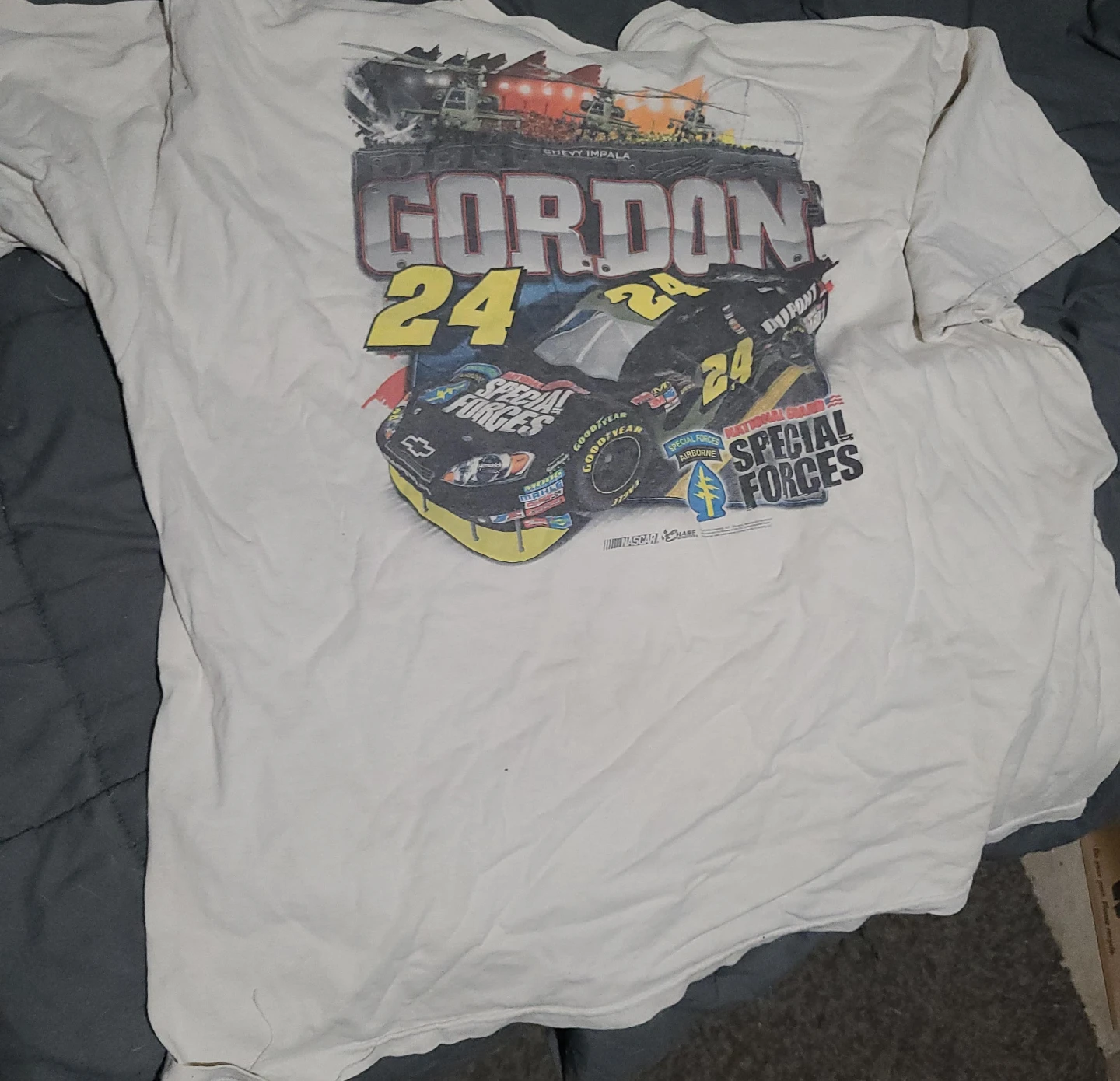 3xl Jeff Gordon 24 Nascar Special Forces T-Shirt