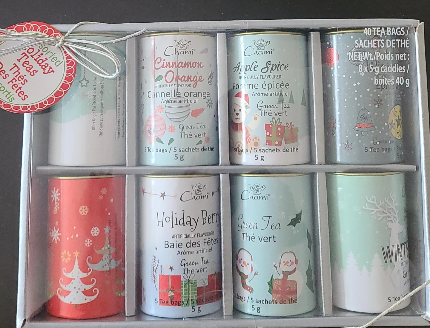 Chami Holiday Assorted Flavoured Green Teas