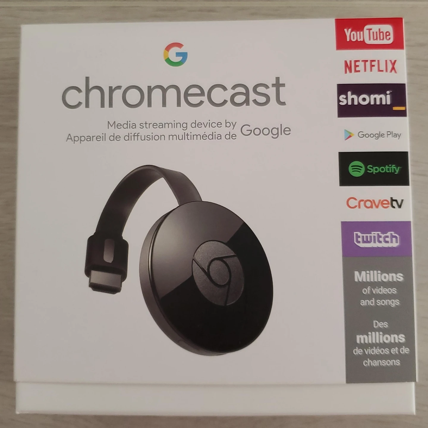 Google Chromecast HD Streaming Device 🏆