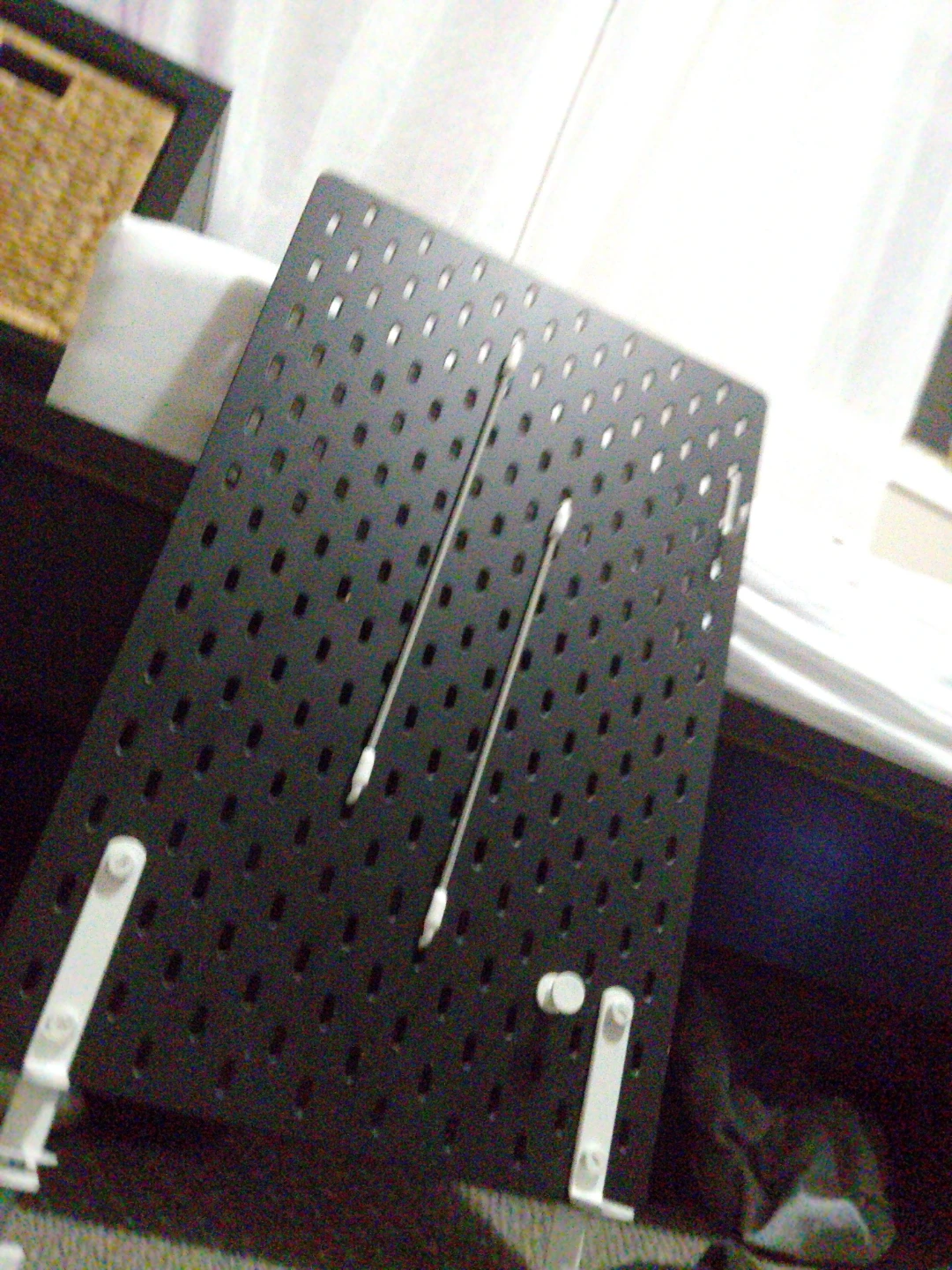 Black Pegboard with Clamps - photo 3