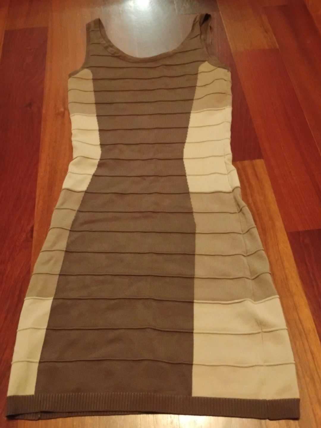 QED London Striped Mini Dress Size S