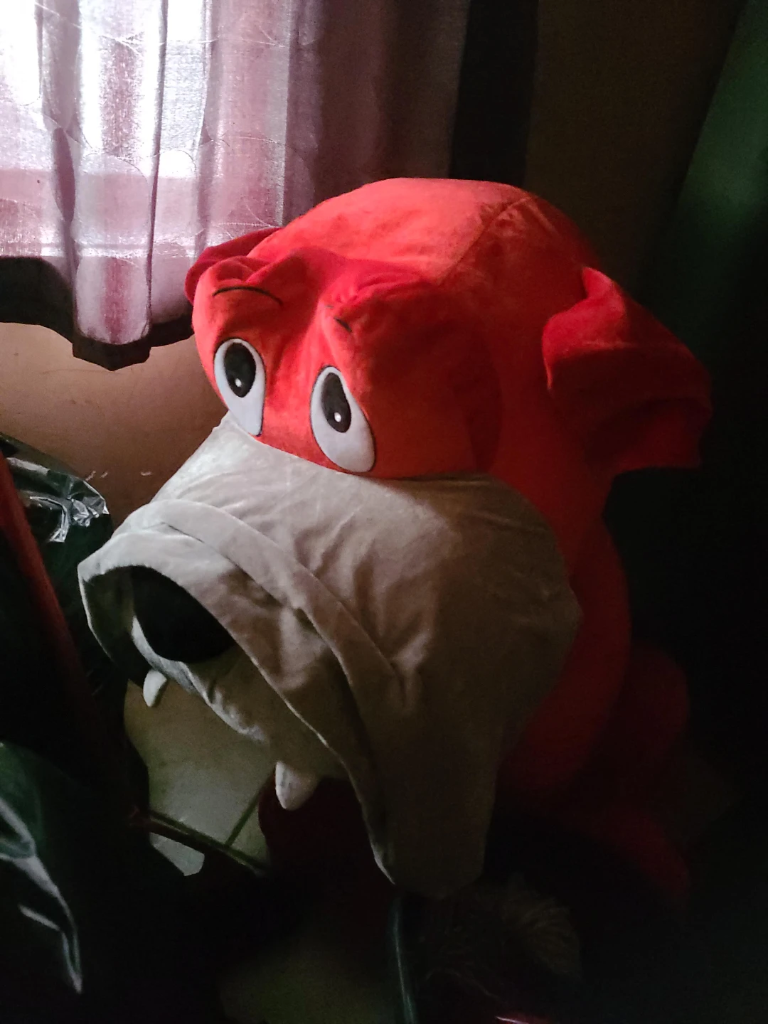 Red Plush Stuffed Toy there's 2 of them