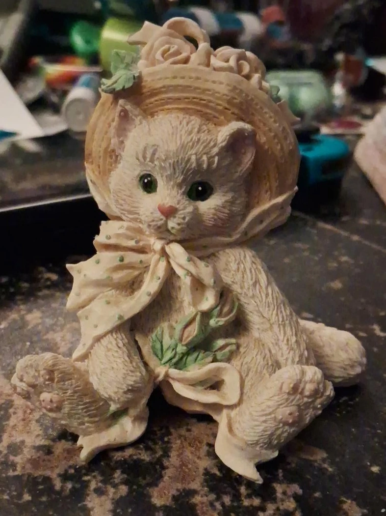 Calico Kittens Figurine