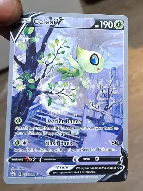 Pokemon Celebi V Card 190 HP