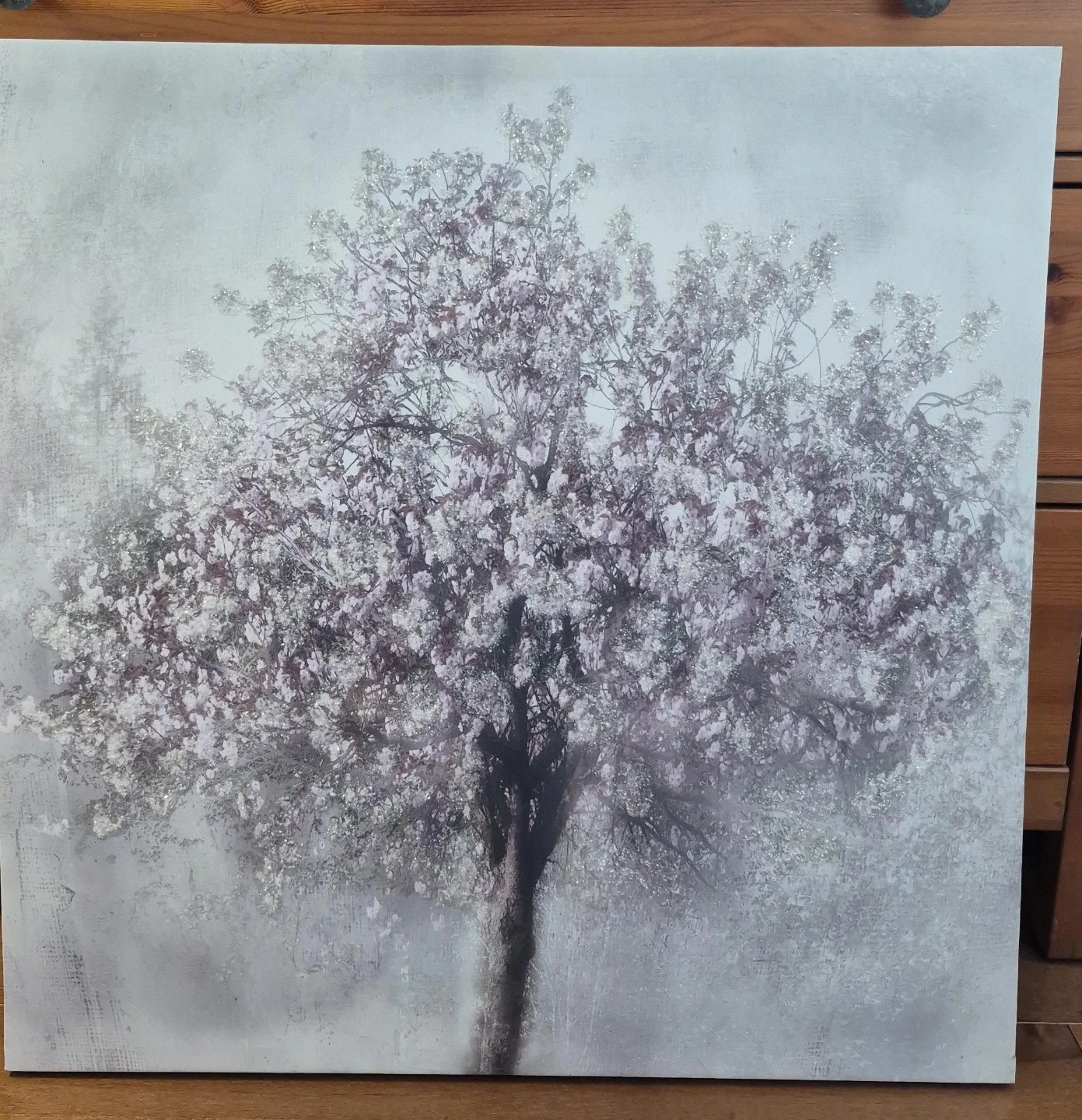 Wall Art Canvas Print - Tree with Blossoms