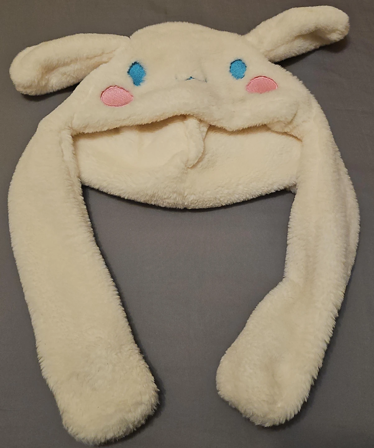 Cream Cinnamoroll Plush Hat Scarf