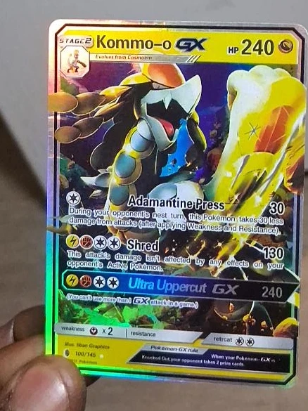 Pokemon Kommo-o GX Trading Card 100/145