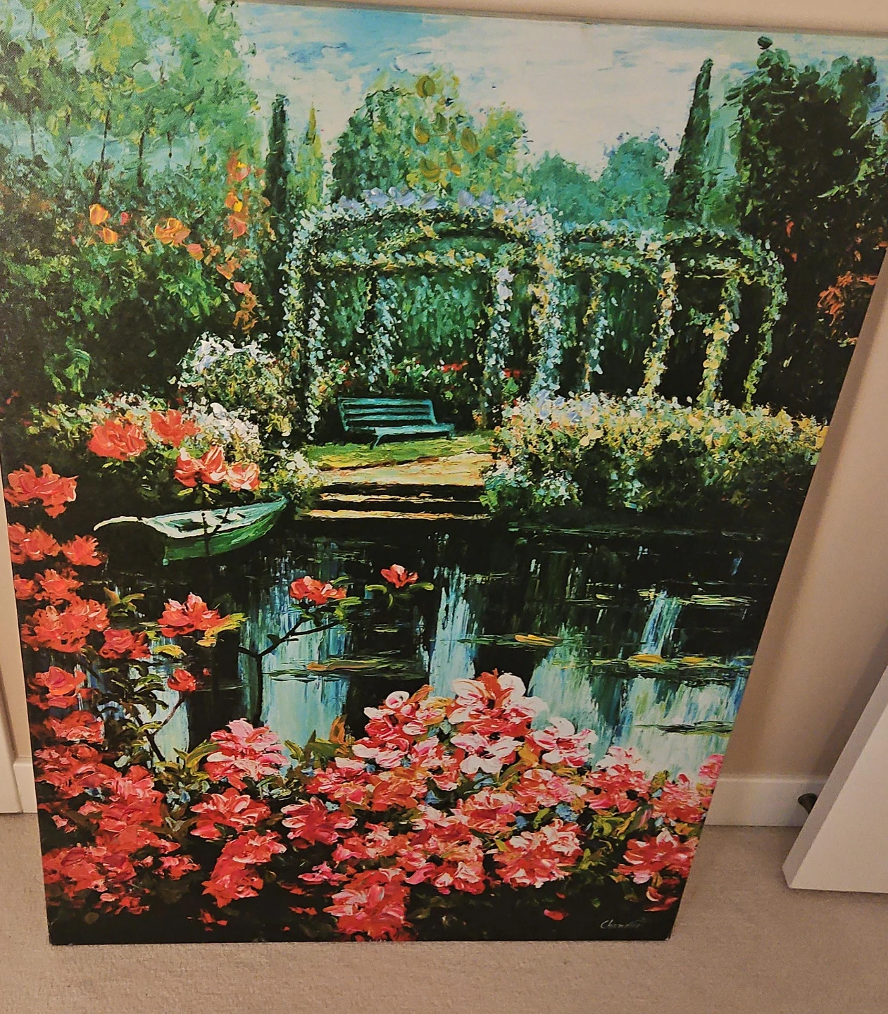 Impressionist Garden Landscape Wall Art