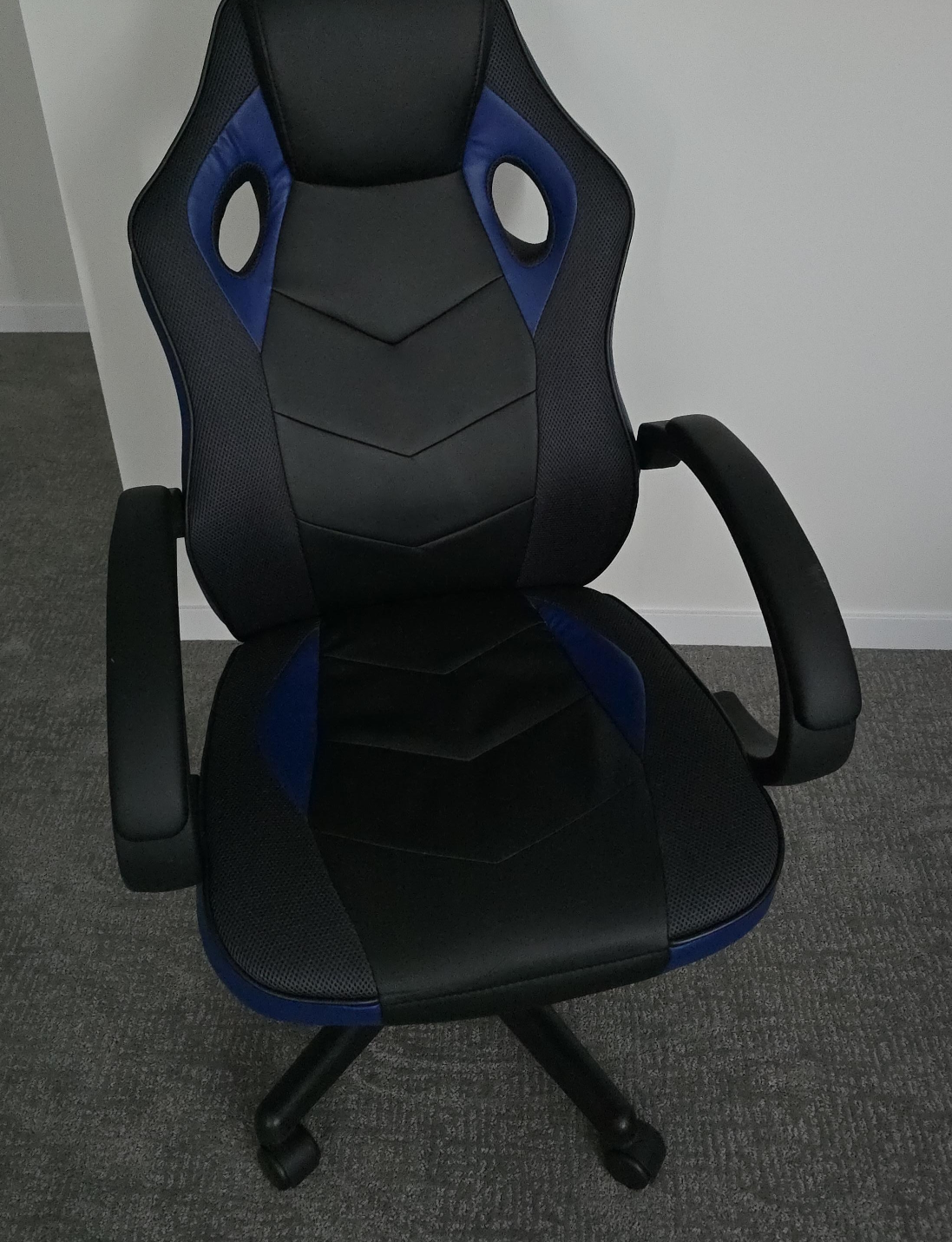 Gaming Chair - Black and Blue