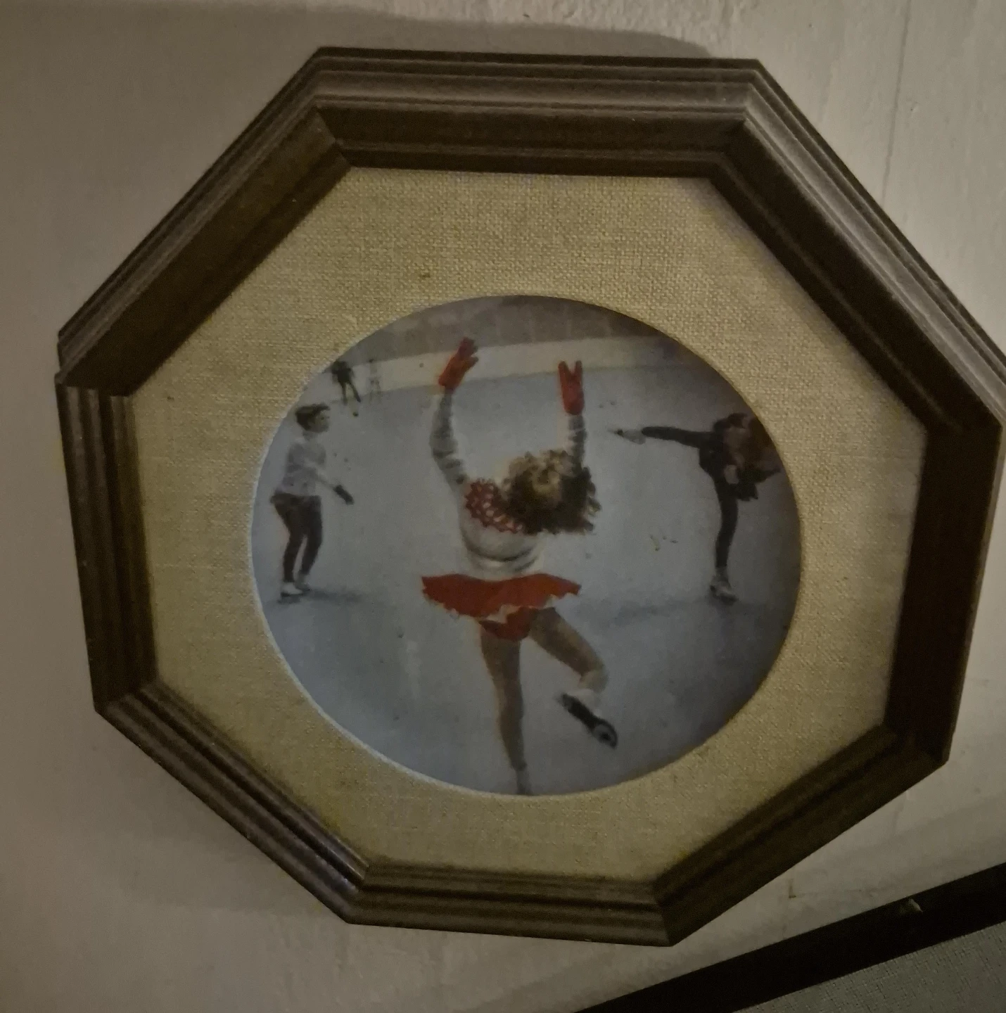 Framed Picture of Ice Skaters
