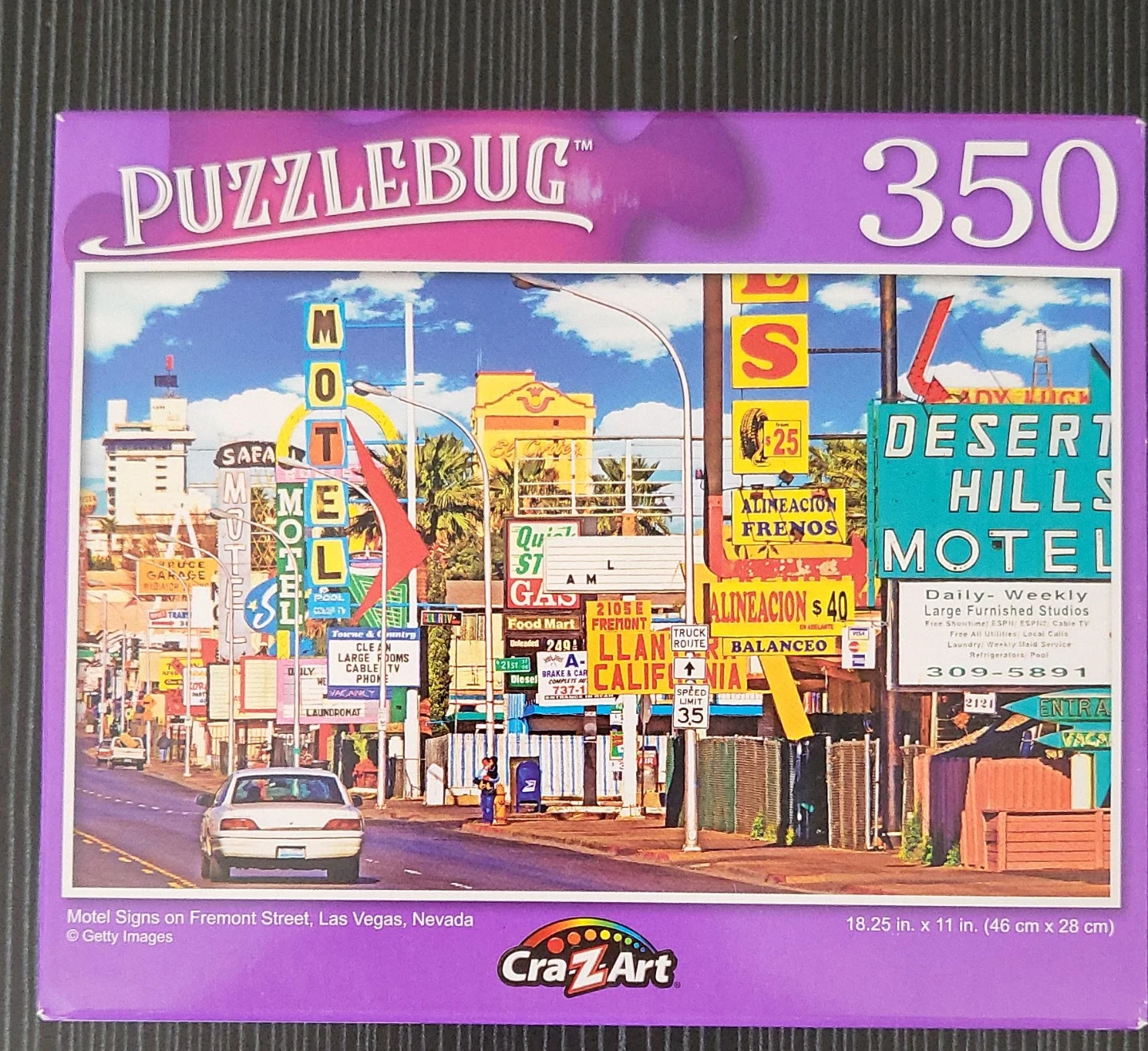 350-Piece Puzzle - Motel Signs on Fremont Street