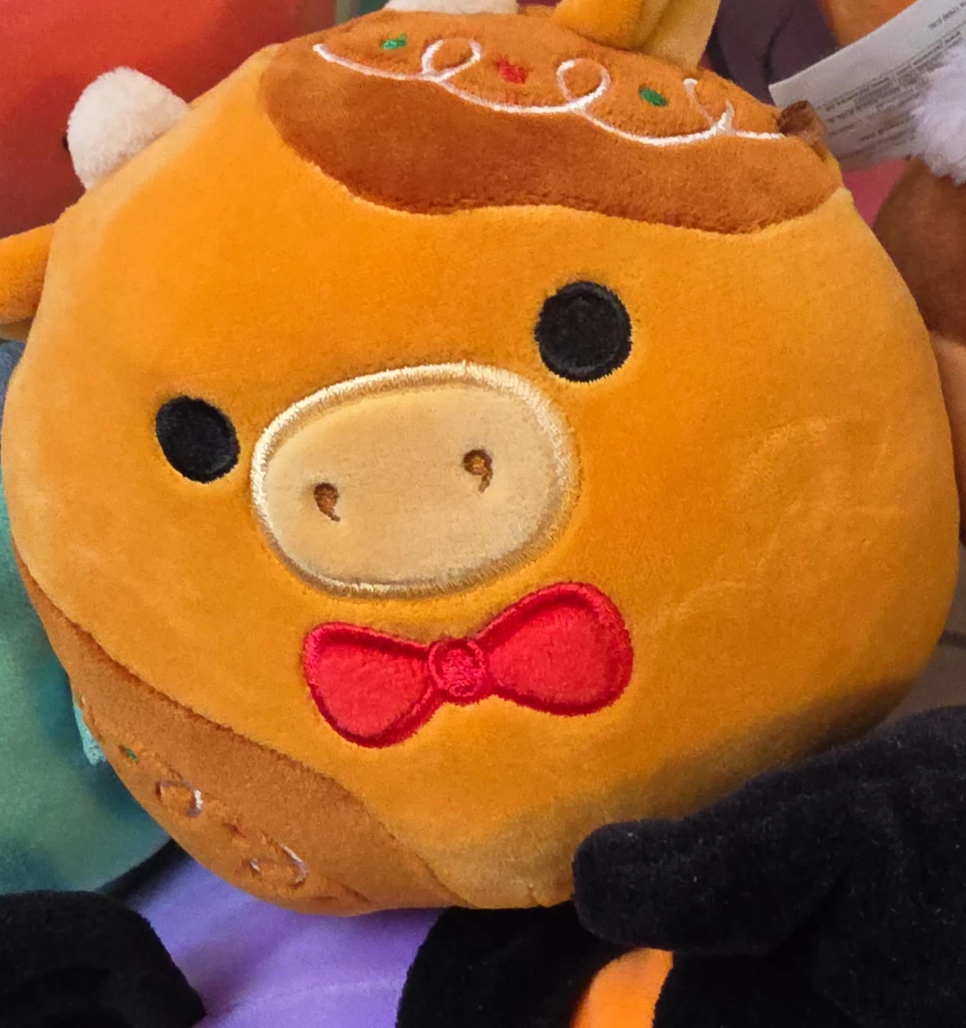 Squishmallow Gingerbread Cow Plush Toy