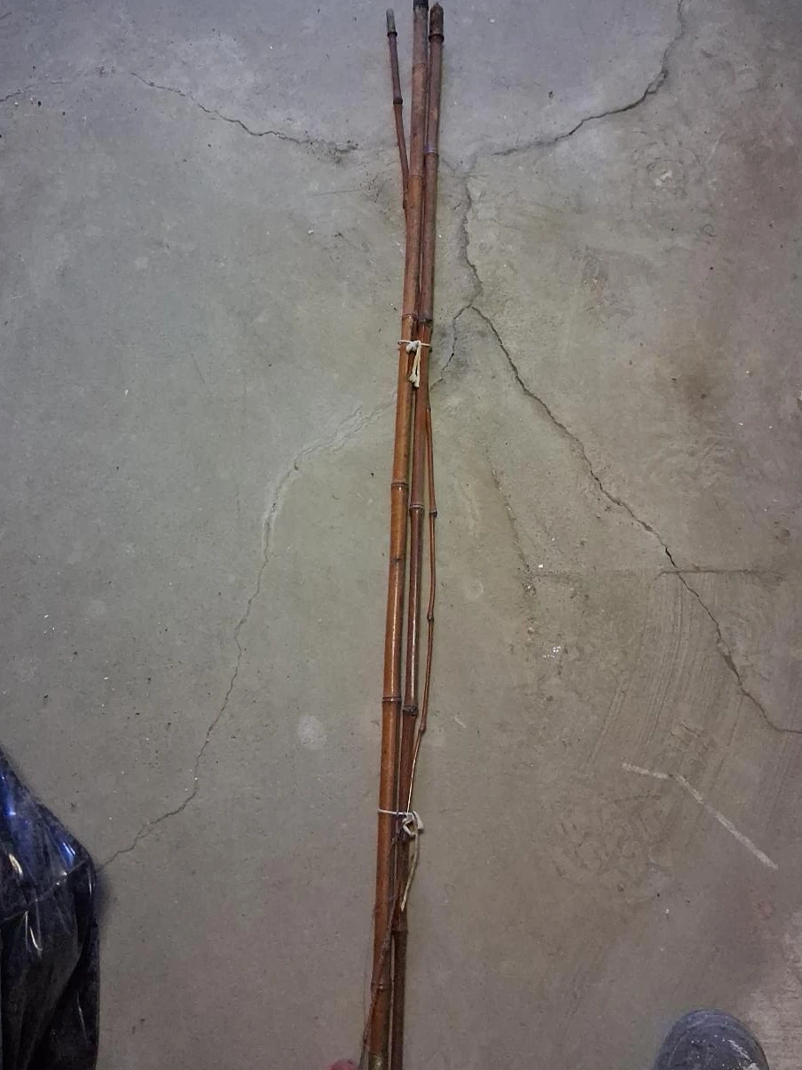 Vintage Bamboo Poles