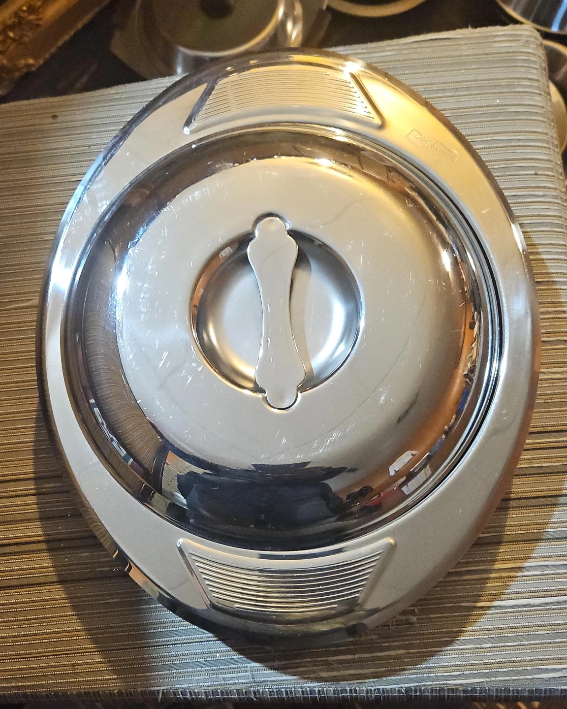 Stainless Steel Serving Dish with Lid
