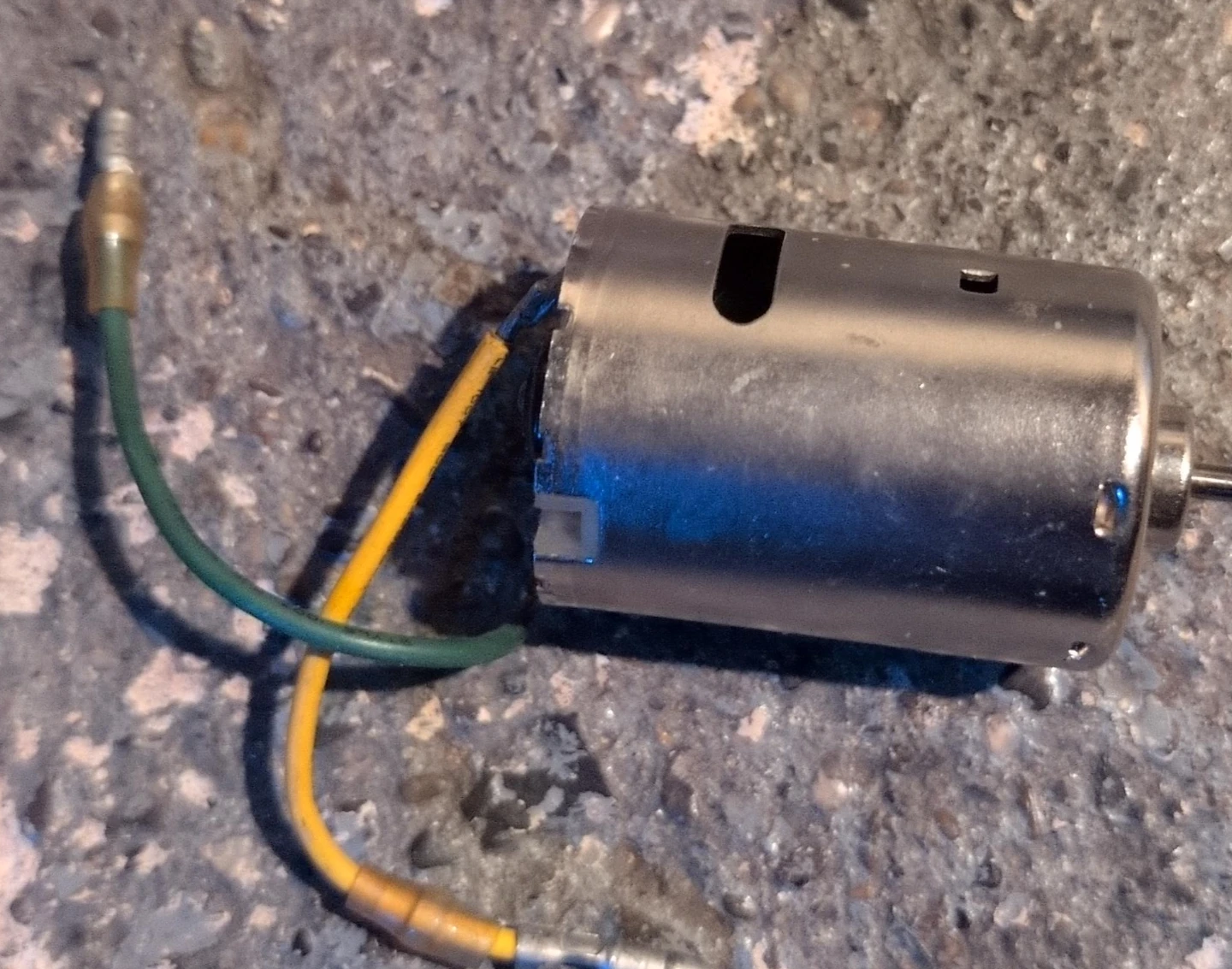 Small DC Motor with Wires