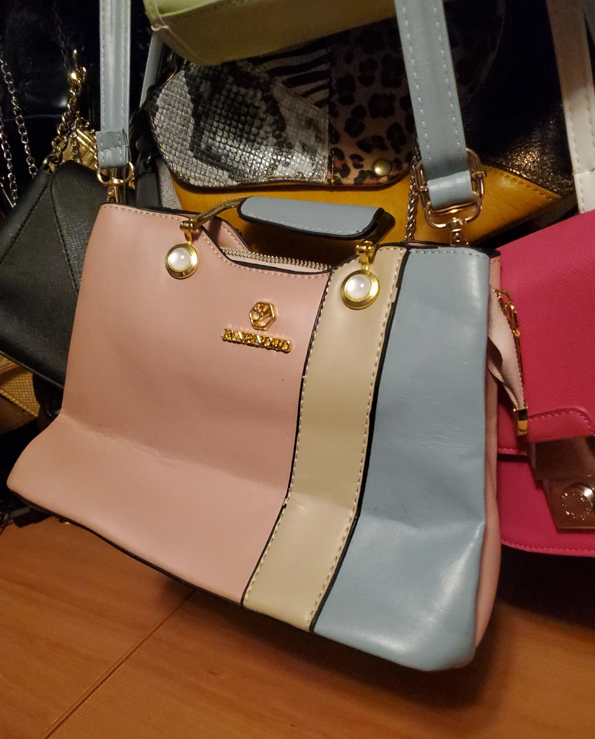 Colour Block Handbag