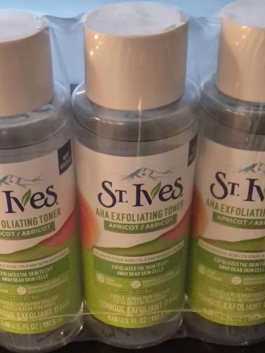 St. Ives AHA Exfoliating Toner Apricot 4-pack