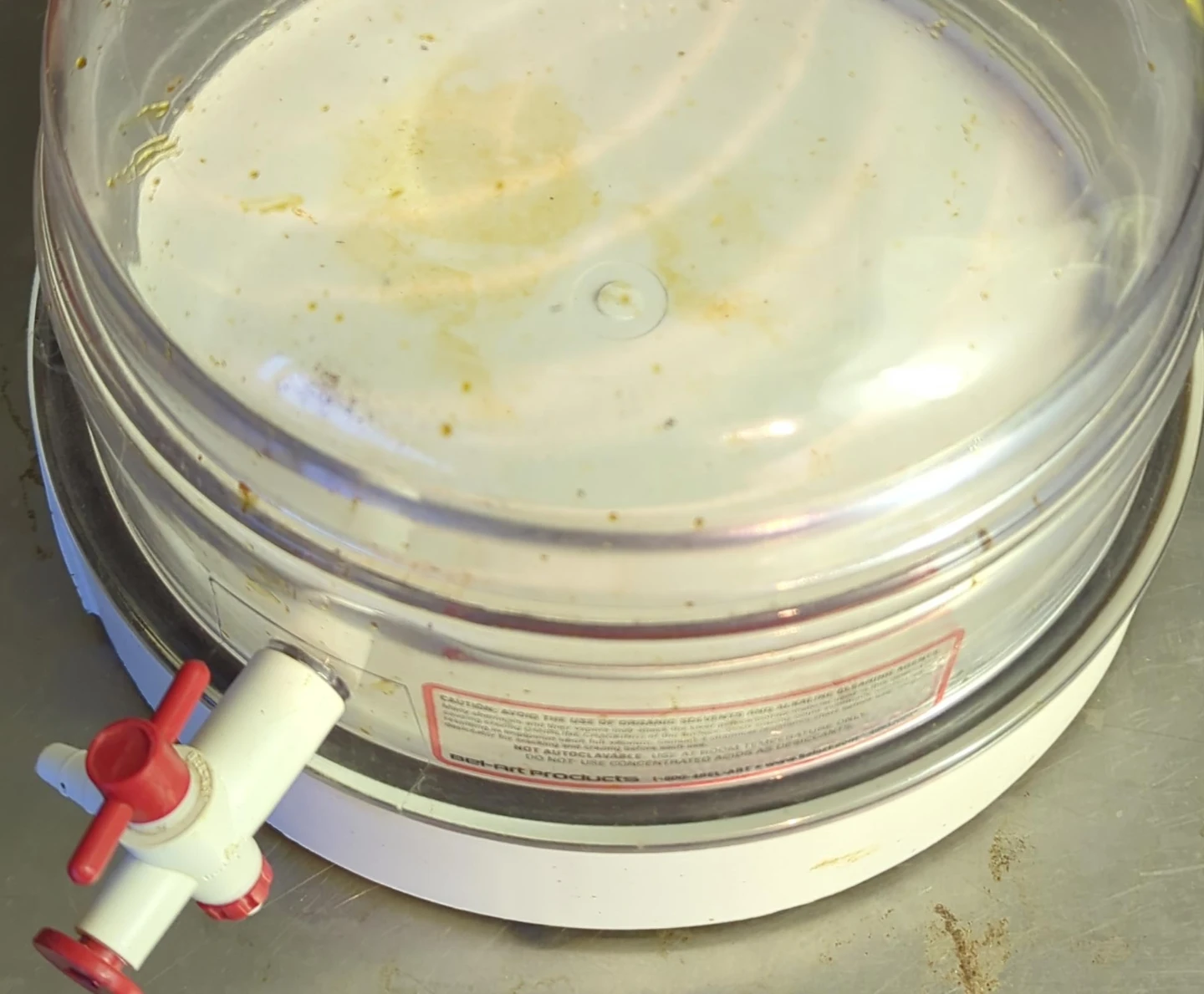 SP Bel-Art Polycarbonate Vacuum Chamber and Plate