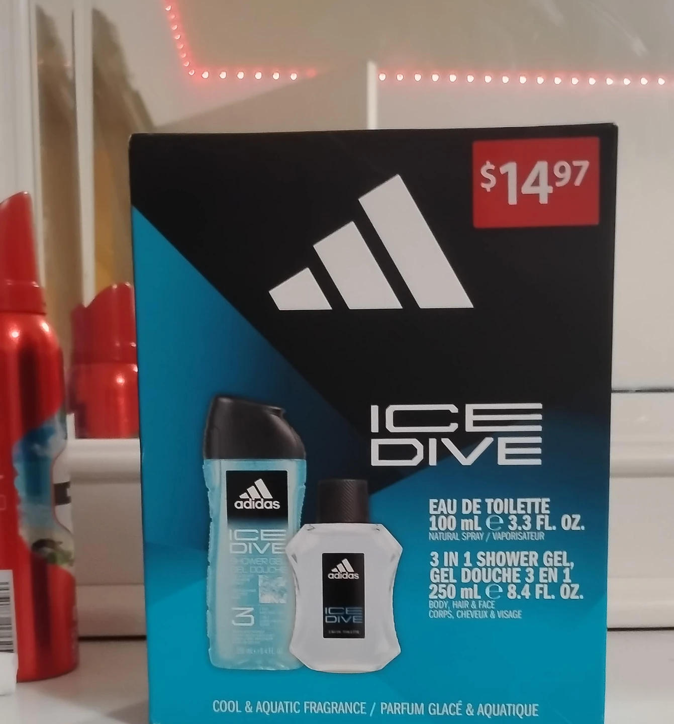 Adidas Ice Dive Eau de Toilette & Shower Gel Gift Set - photo 2