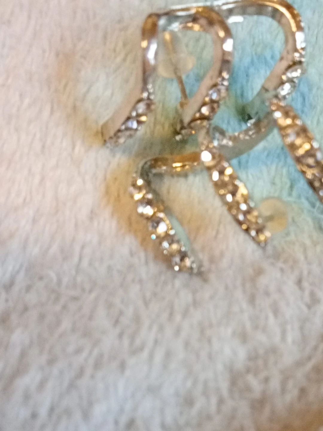 Sparkly Hoop Earrings