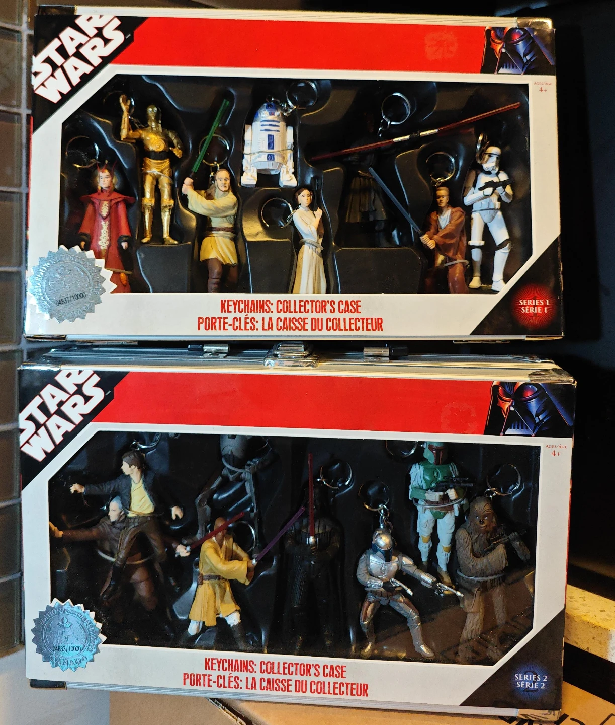 Star Wars Keychains Collector's Case Set