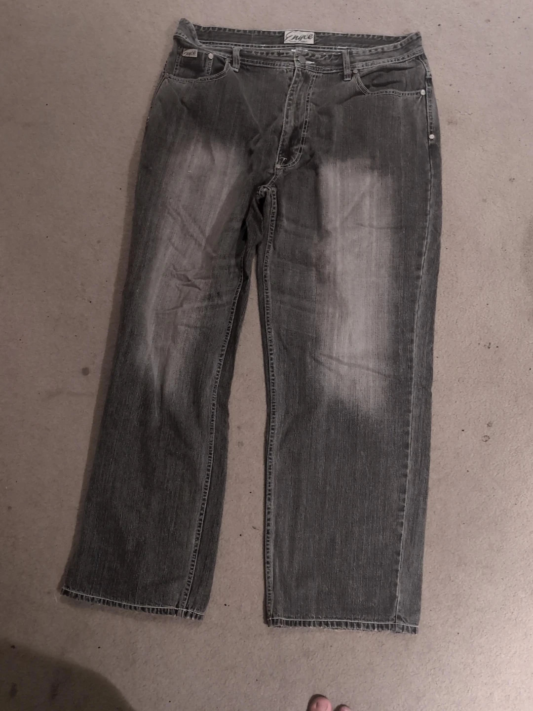 Enyce Grey Wash Denim Jeans