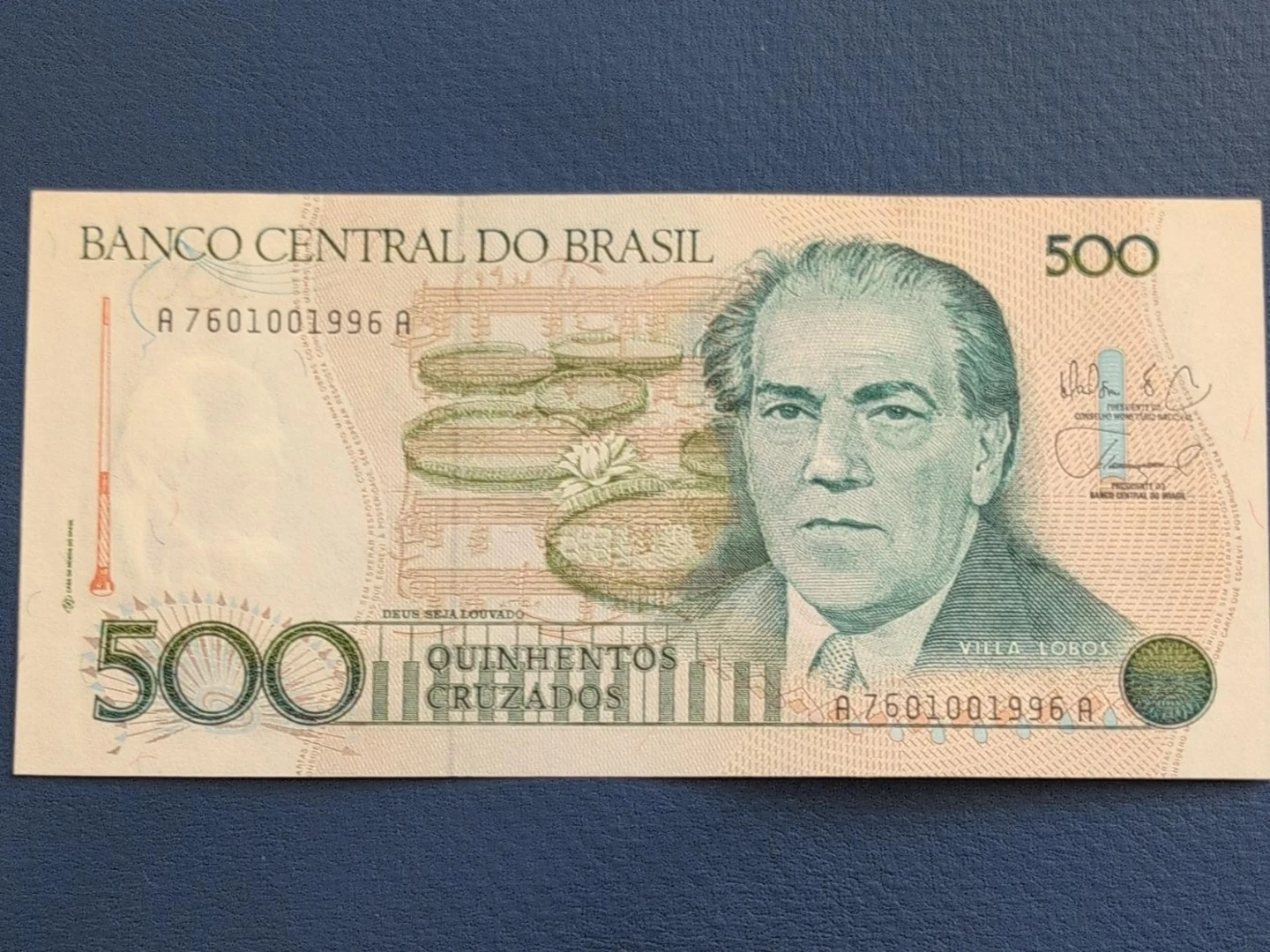 Brazil 500 Cruzados Banknote