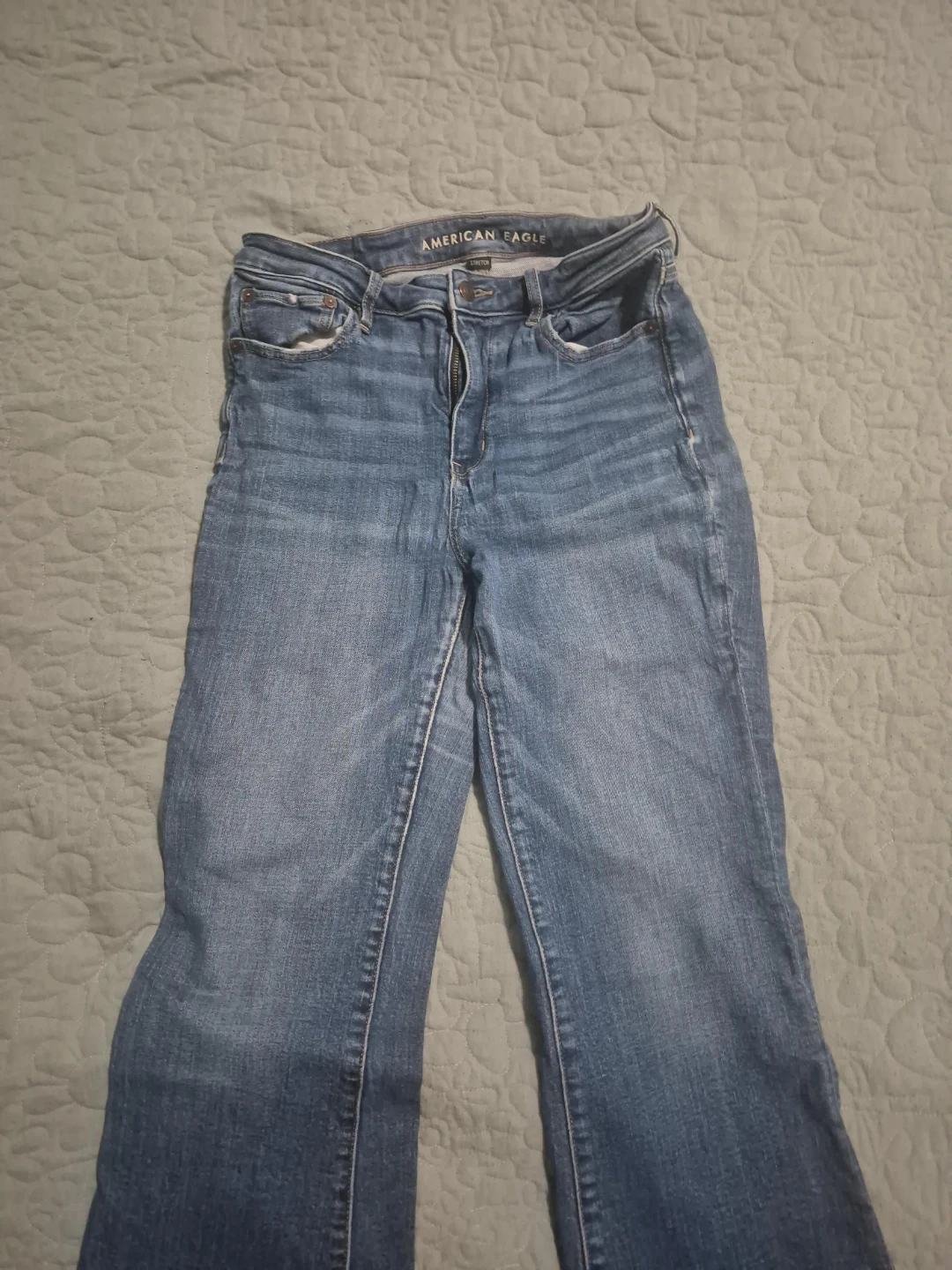 American Eagle Women's Blue Denim Jeans