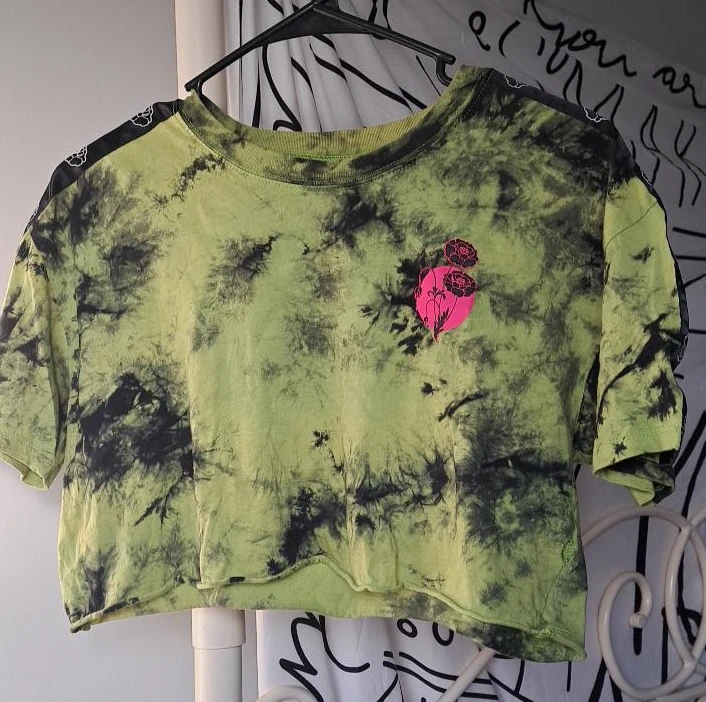 EMPYRE Tie-Dye Cropped T-Shirt - Medium - photo 2