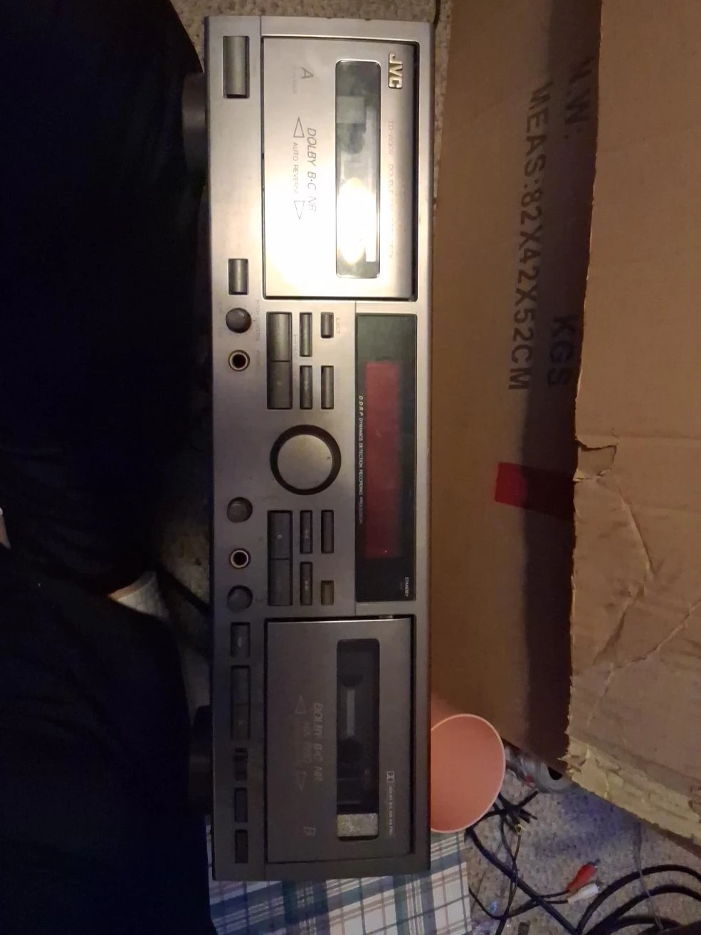JVC Double Cassette Deck with Dolby B-NR